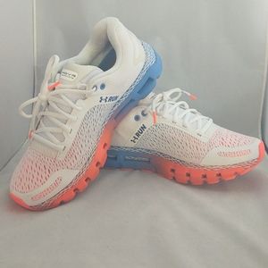 Under Armour Hovr Infinite 2 Men's Sneaker White red blue USA size9